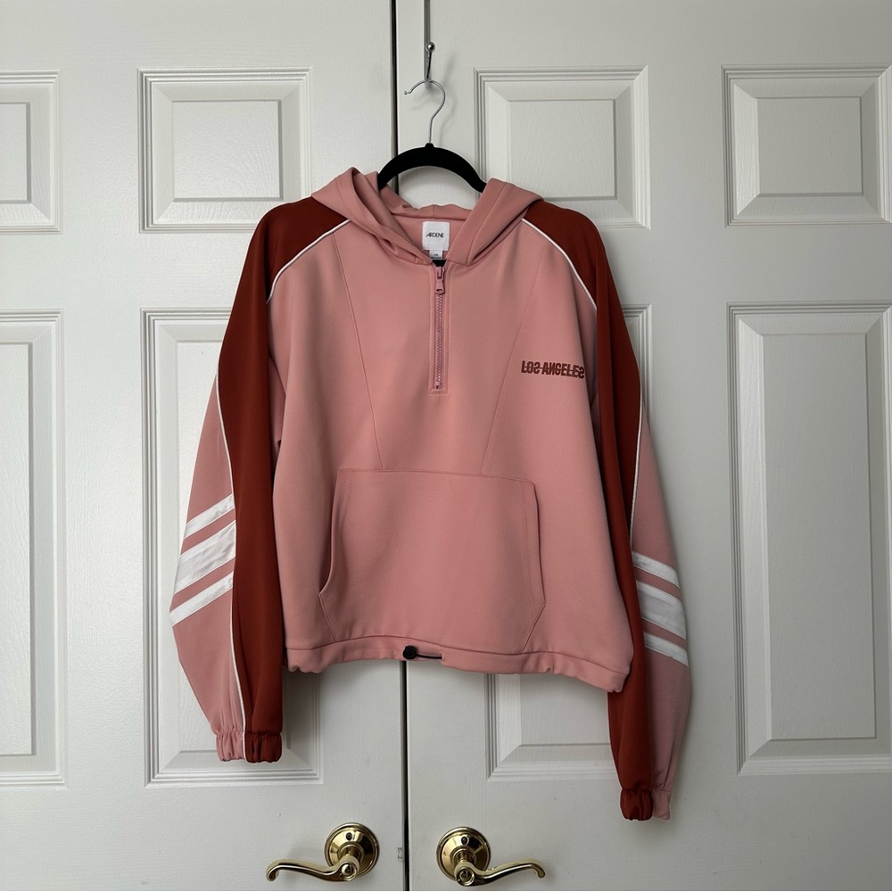Ardene Pink and Red Hoodie
